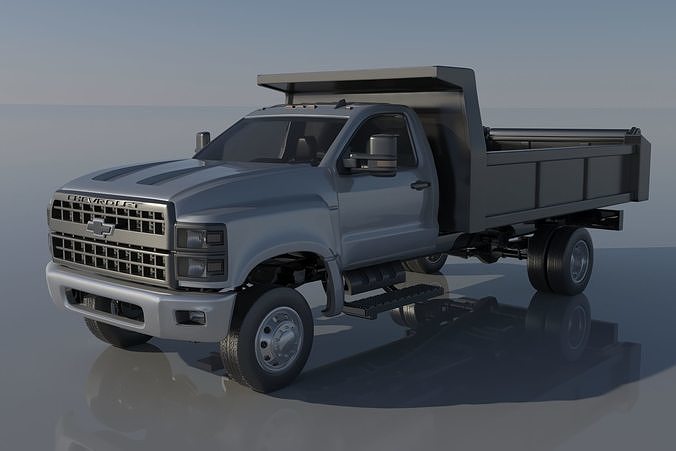Chevrolet Silverado 5500 Dump Truck 3D print model