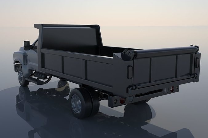 Chevrolet Silverado 5500 Dump Truck 3D print model 3