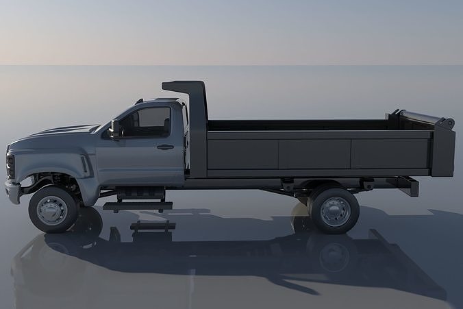 Chevrolet Silverado 5500 Dump Truck 3D print model 2