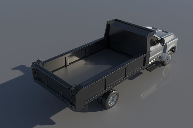 Chevrolet Silverado 5500 Dump Truck 3D print model 4