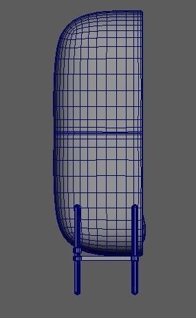 Capsule chair 3D model_7