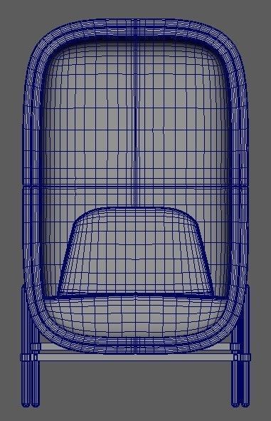 Capsule chair 3D model_5
