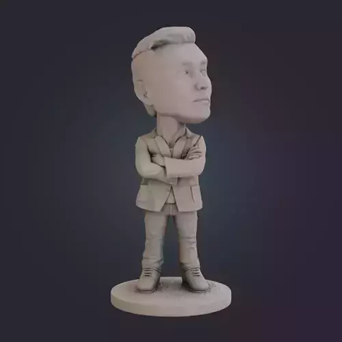 Elon Musk - Bighead Style 3D print model 3D print model