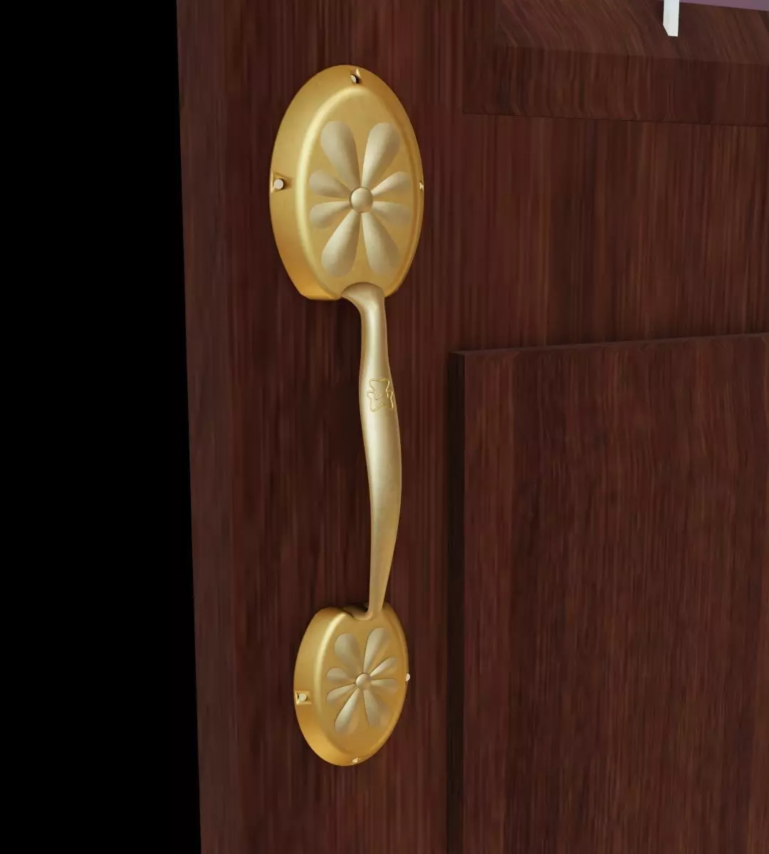 Door handle Free low-poly 3D model
