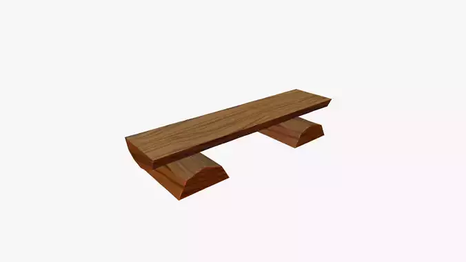 Cartoon WoodenBench