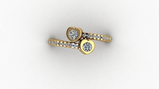 ladies ring 3D print model