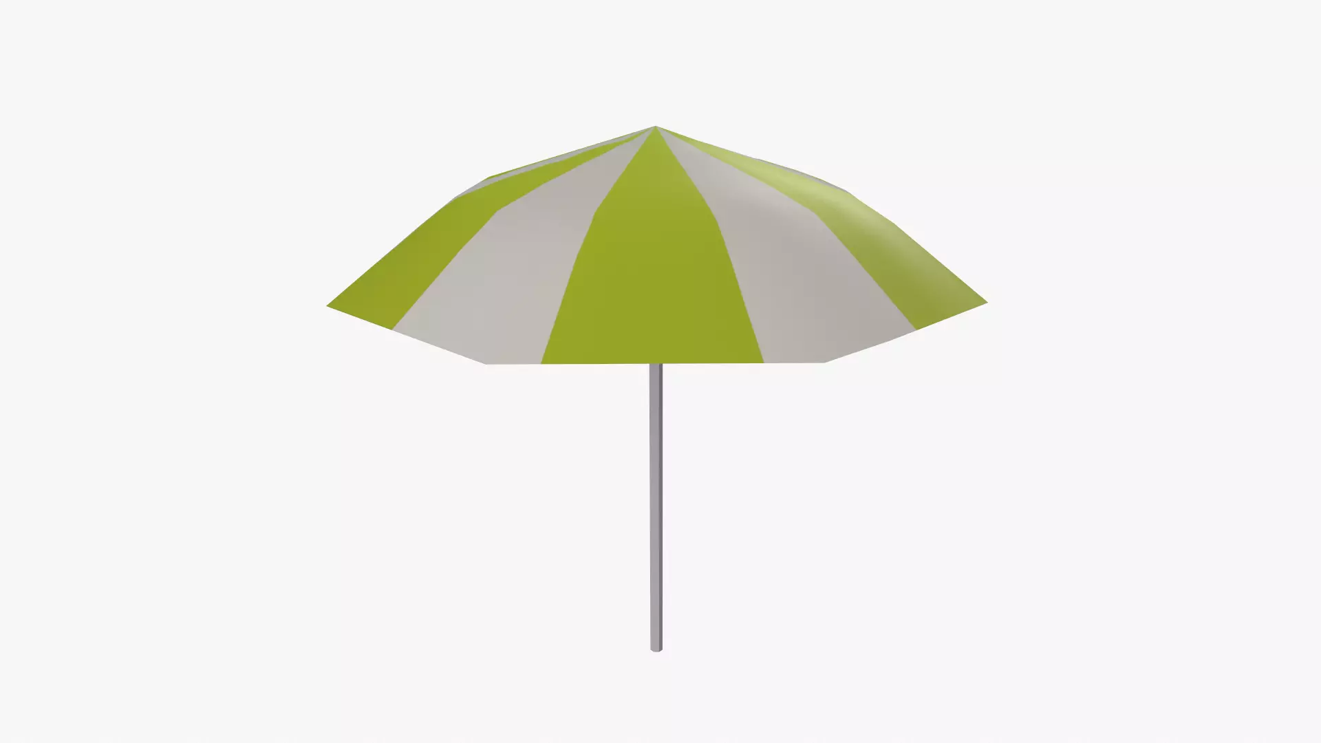 Cartoon Umbella Low-poly 3D model