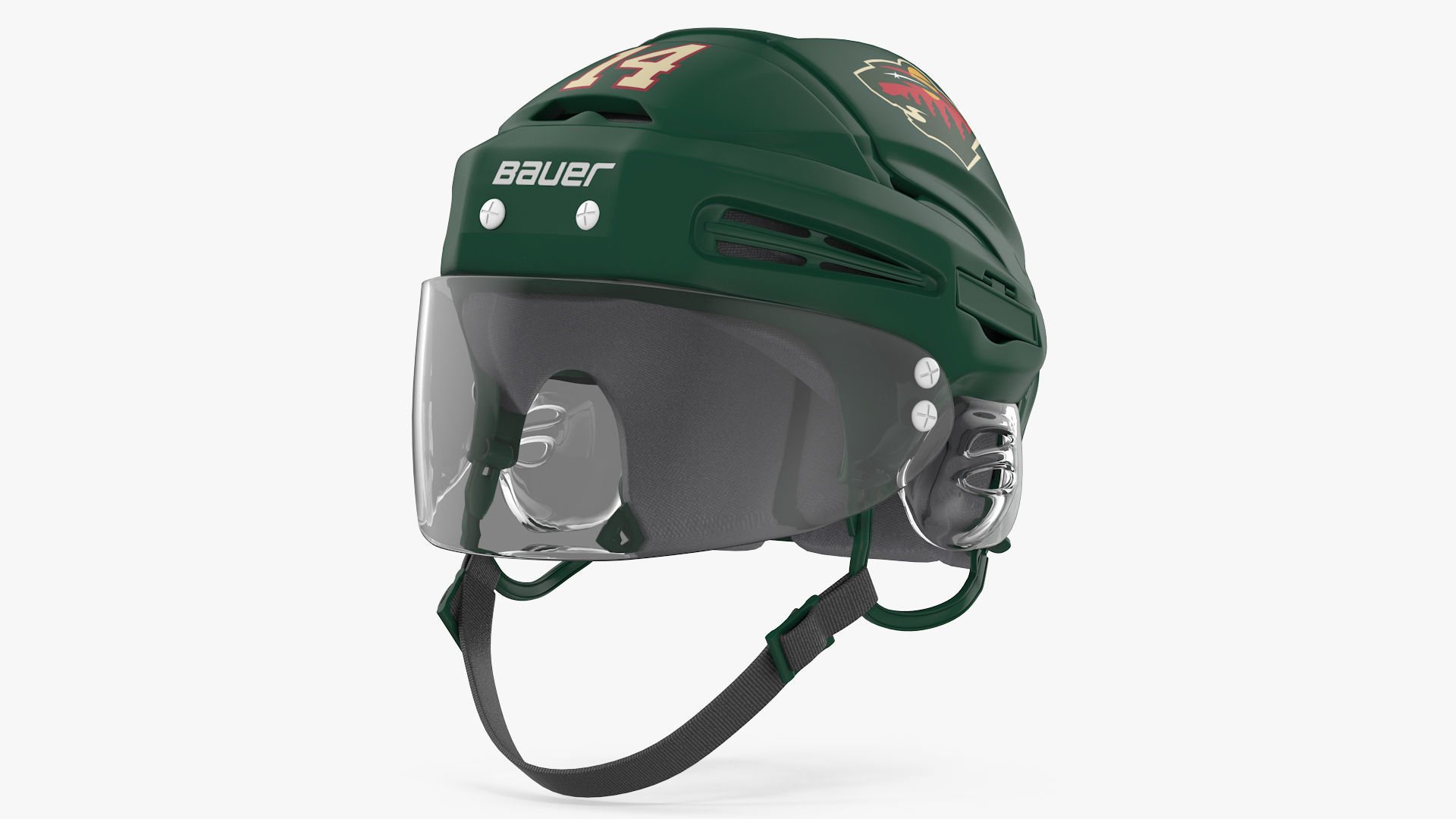 Helmet Minnesota Wild 3D model