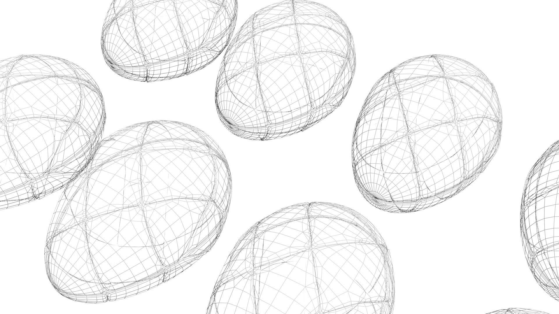 Metallic Morph Eggs Set 3D model_31