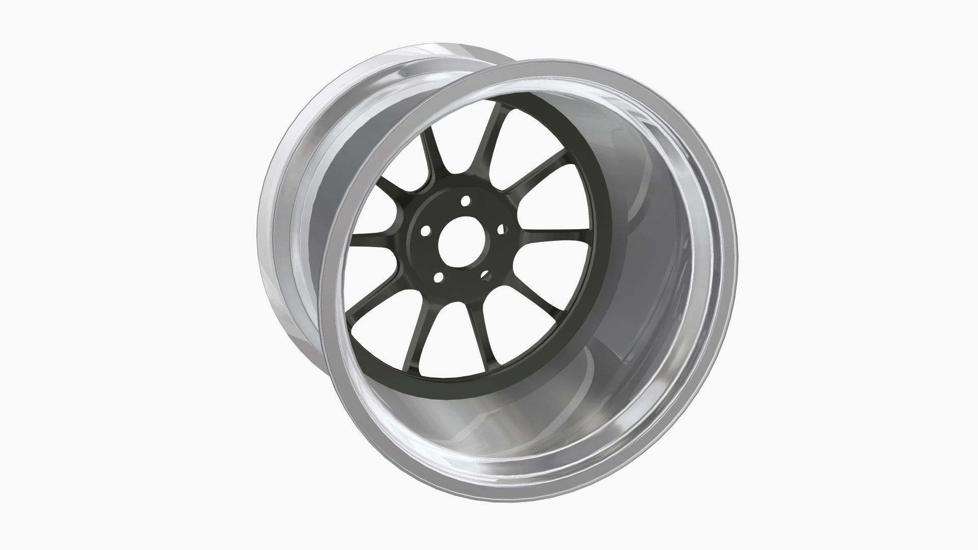 SSR Professor SP5 Wheel Low-poly 3D model_3
