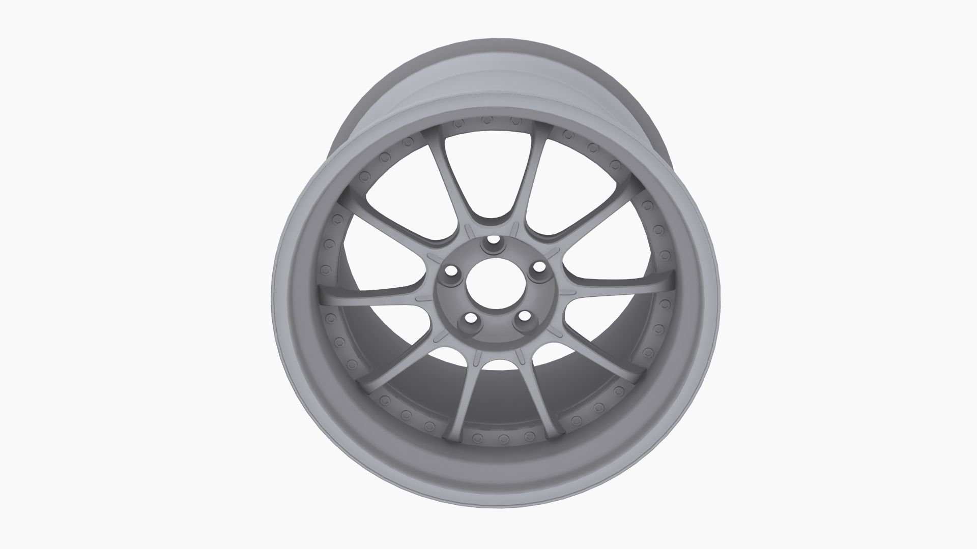 SSR Professor SP5 Wheel Low-poly 3D model_7