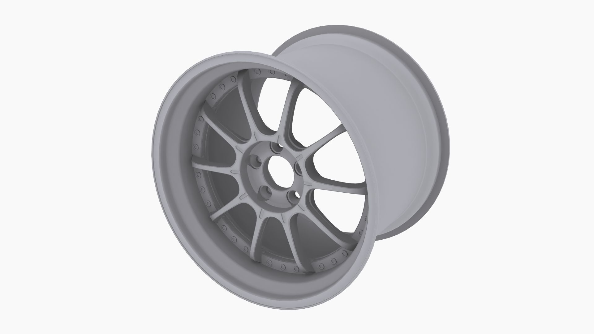 SSR Professor SP5 Wheel Low-poly 3D model_8