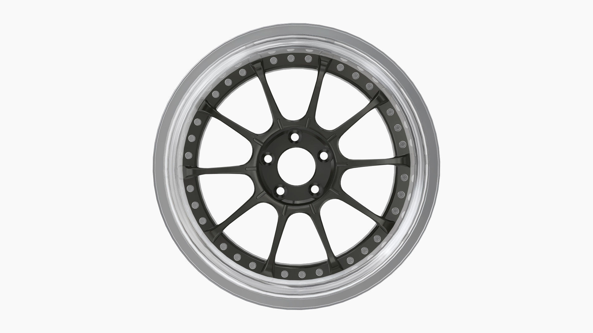 SSR Professor SP5 Wheel Low-poly 3D model_4