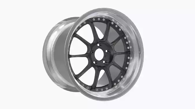 SSR Professor SP5 Wheel Low-poly 3D model