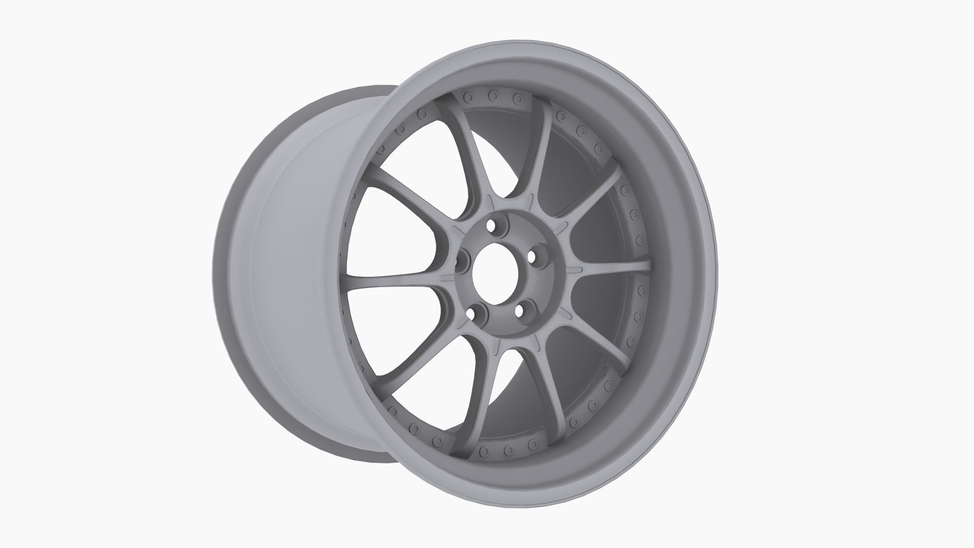 SSR Professor SP5 Wheel Low-poly 3D model_6
