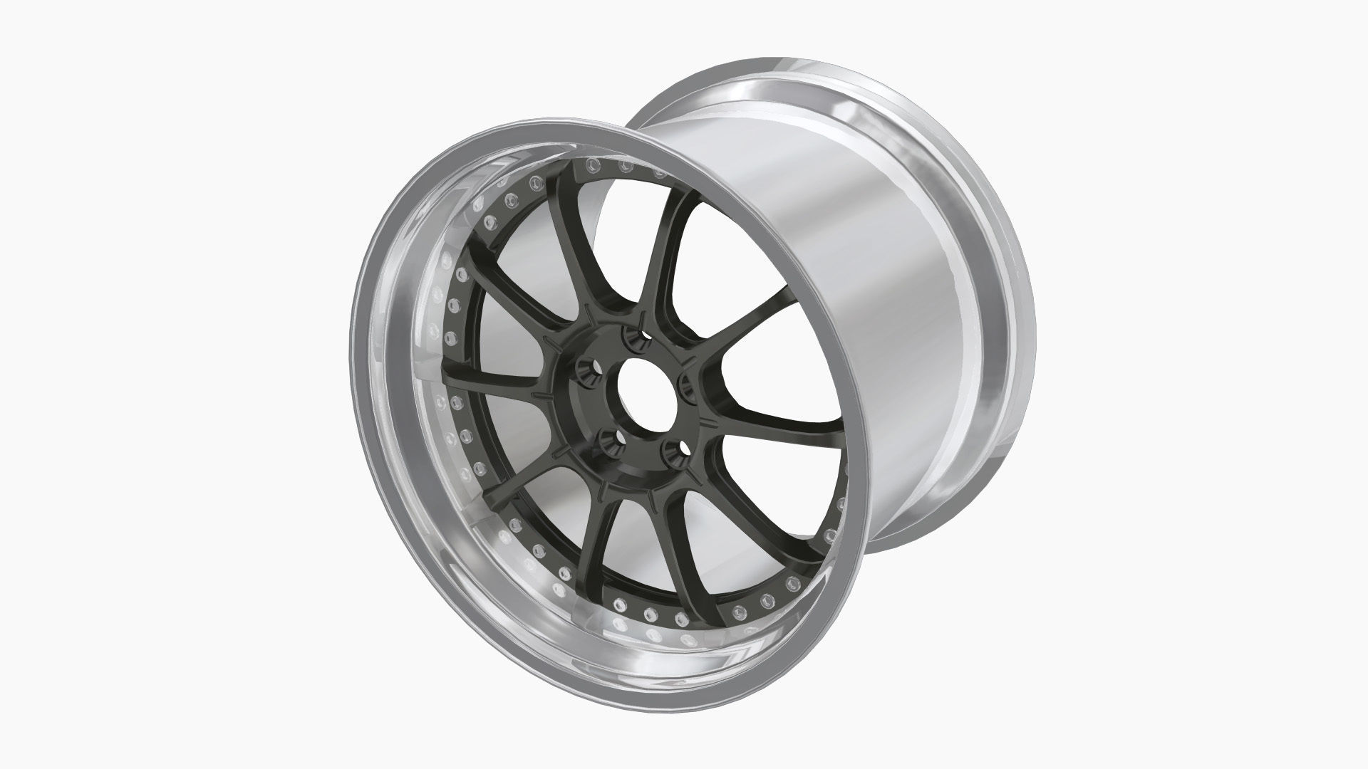 SSR Professor SP5 Wheel Low-poly 3D model_2