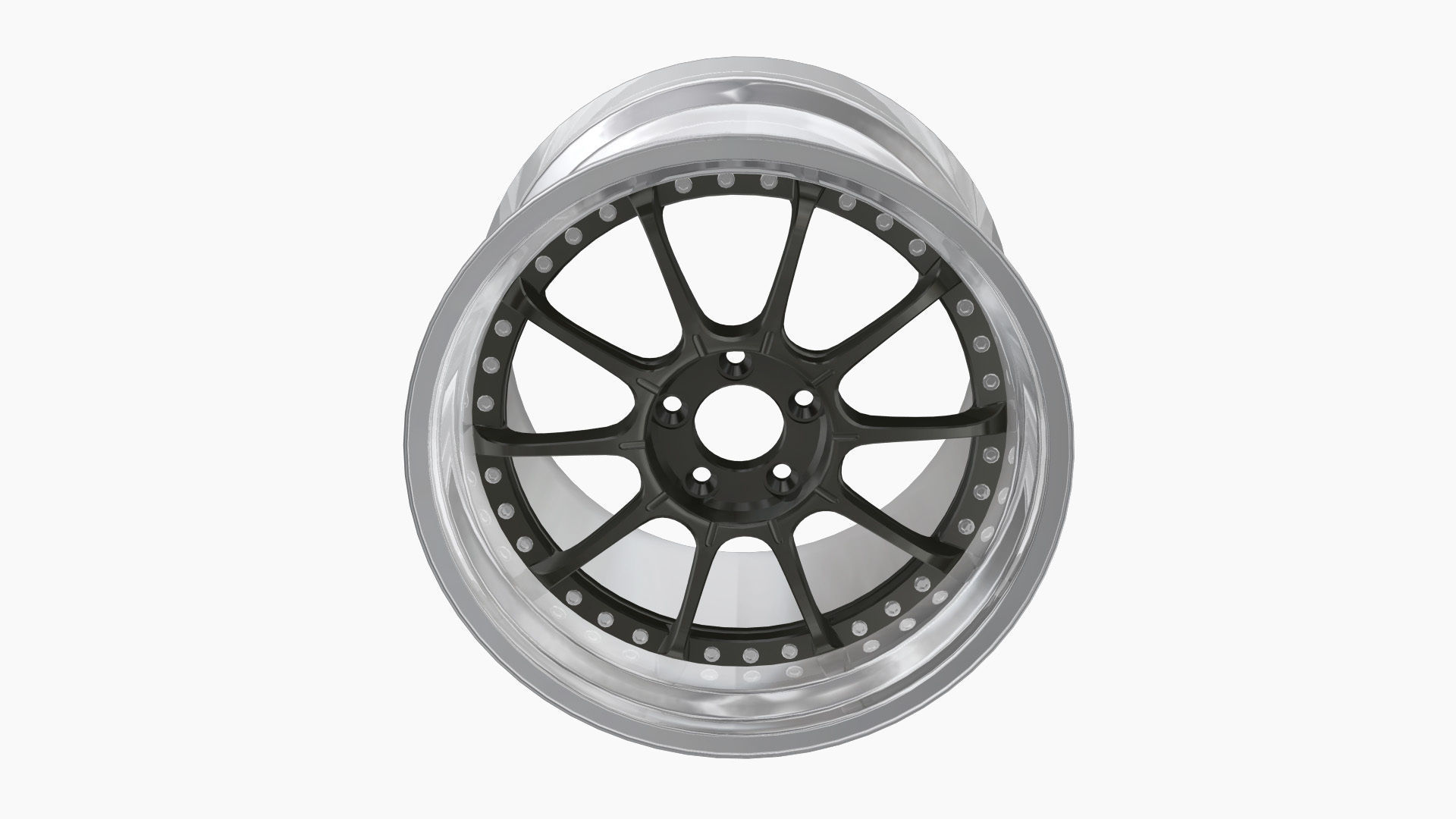 SSR Professor SP5 Wheel Low-poly 3D model_1