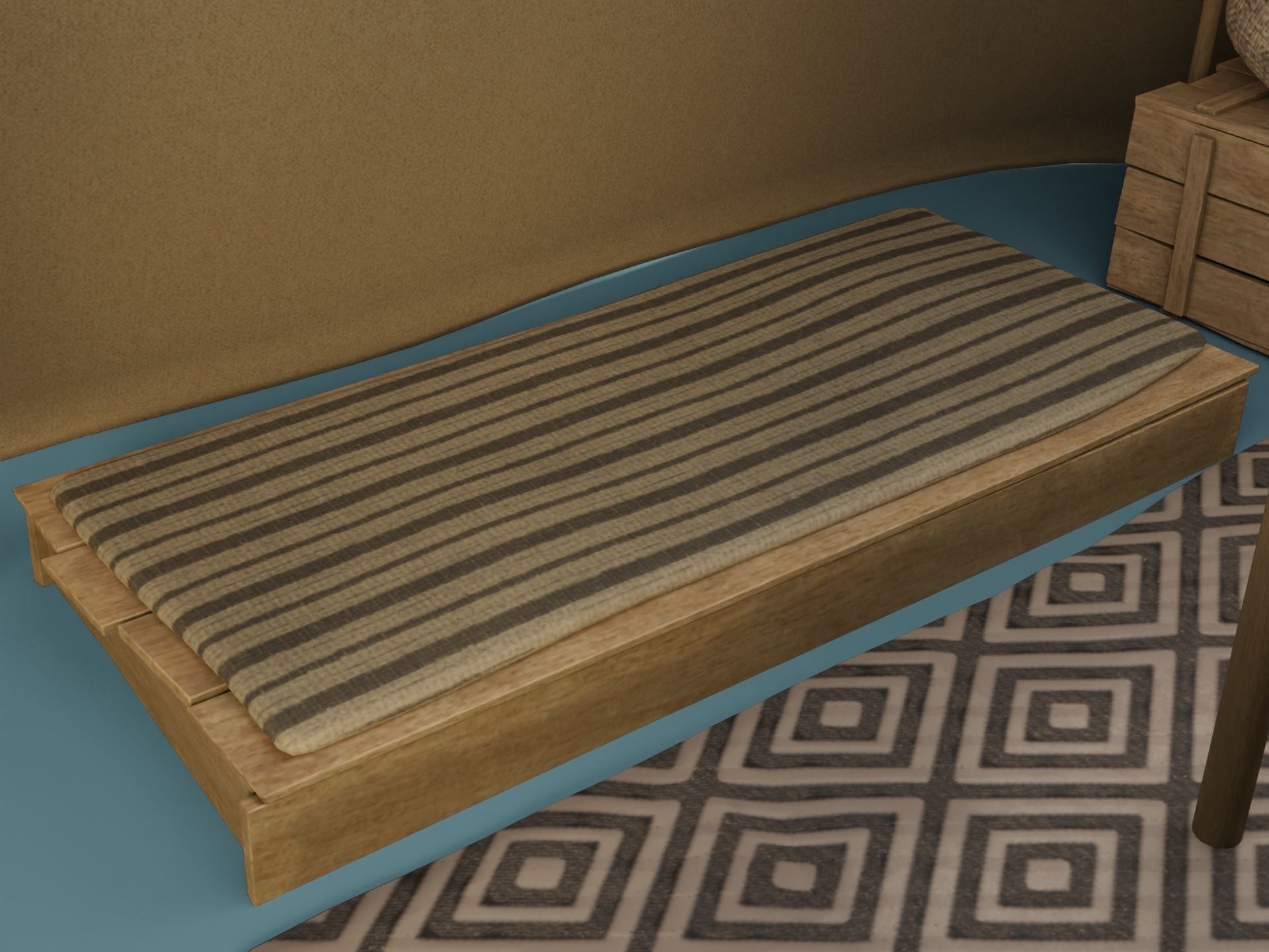 Camp Tier 3 Low-poly 3D model_11