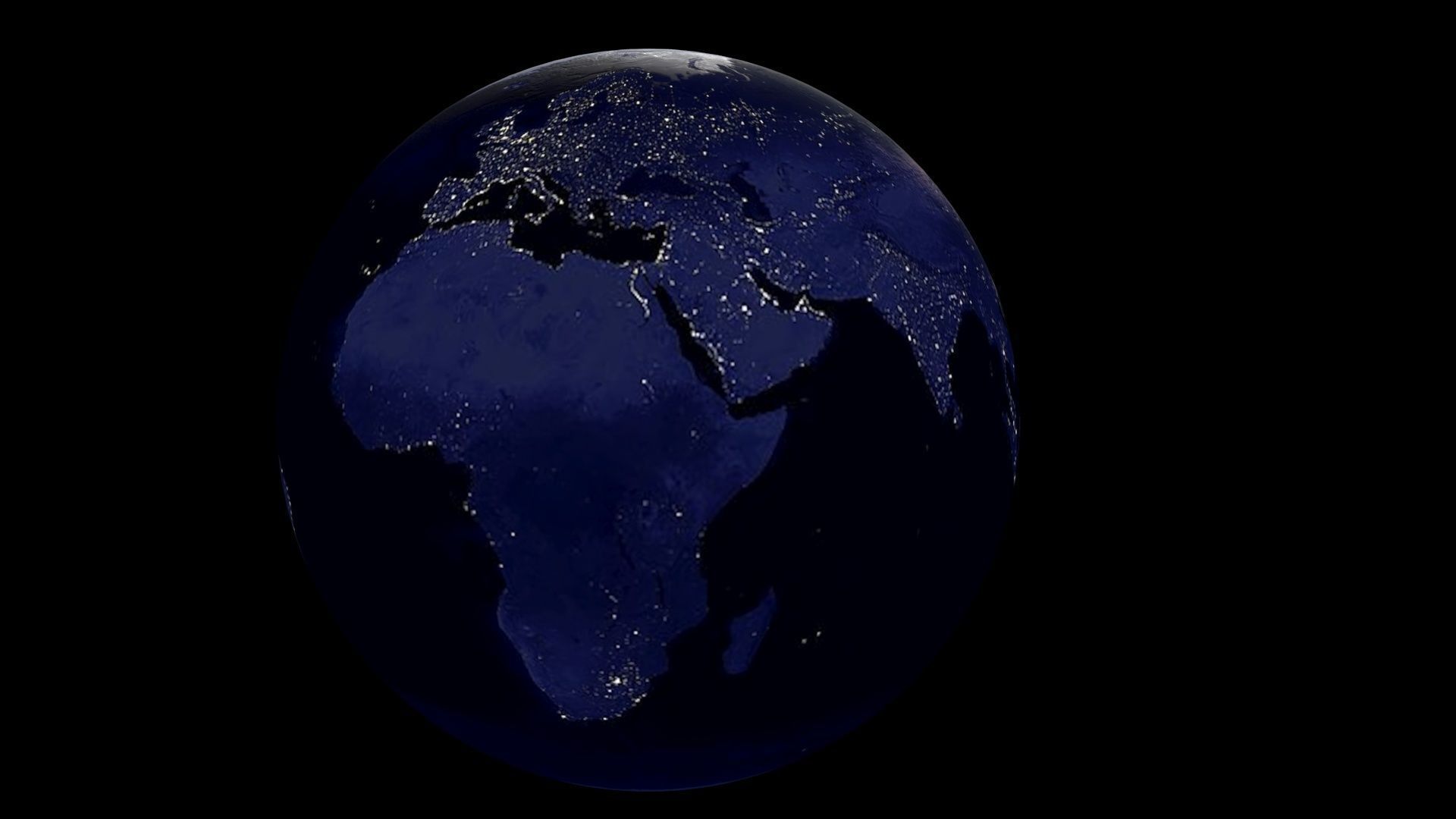 Earth With Day Changing Animation 3D model_35