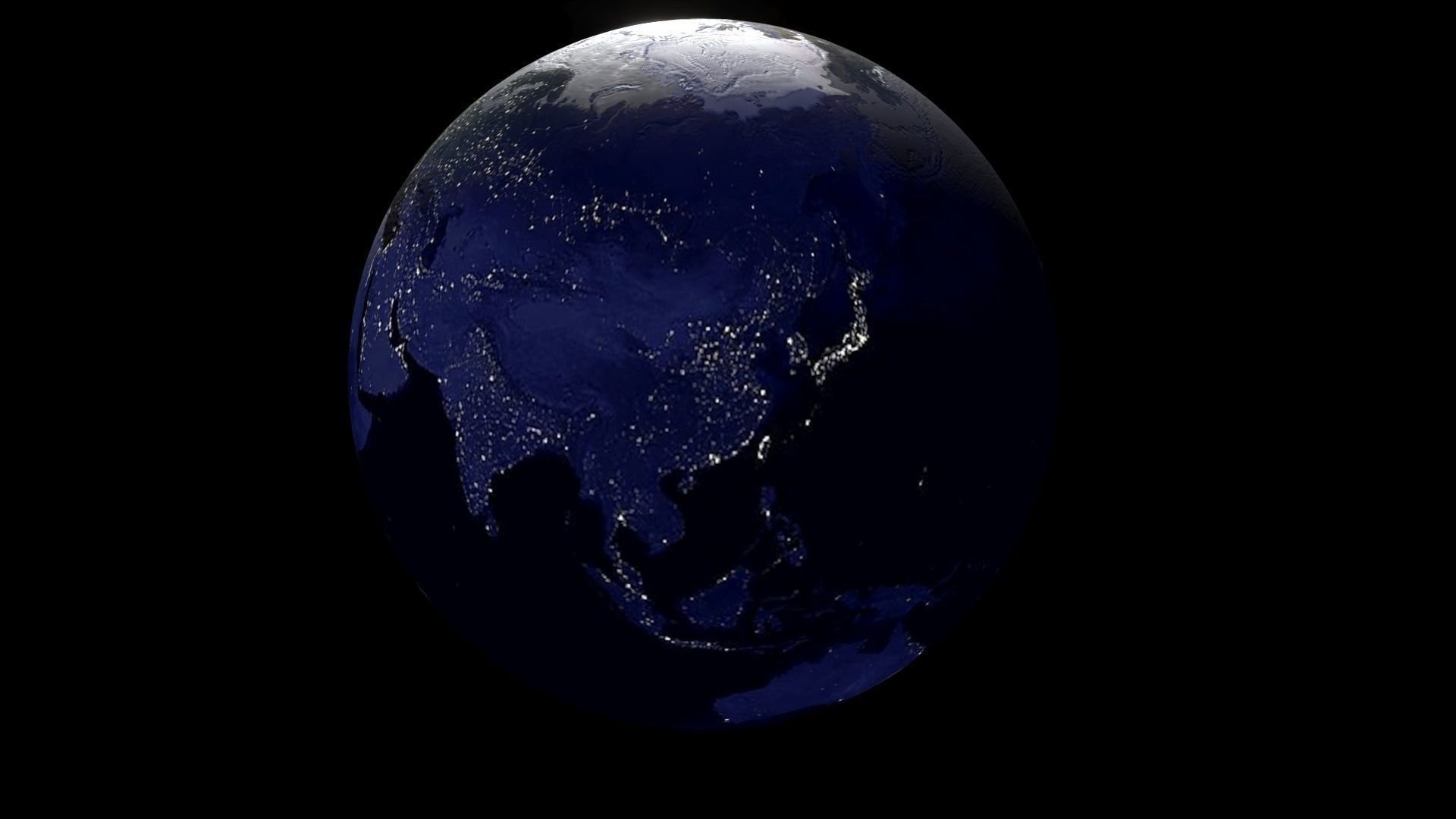 Earth With Day Changing Animation 3D model_33