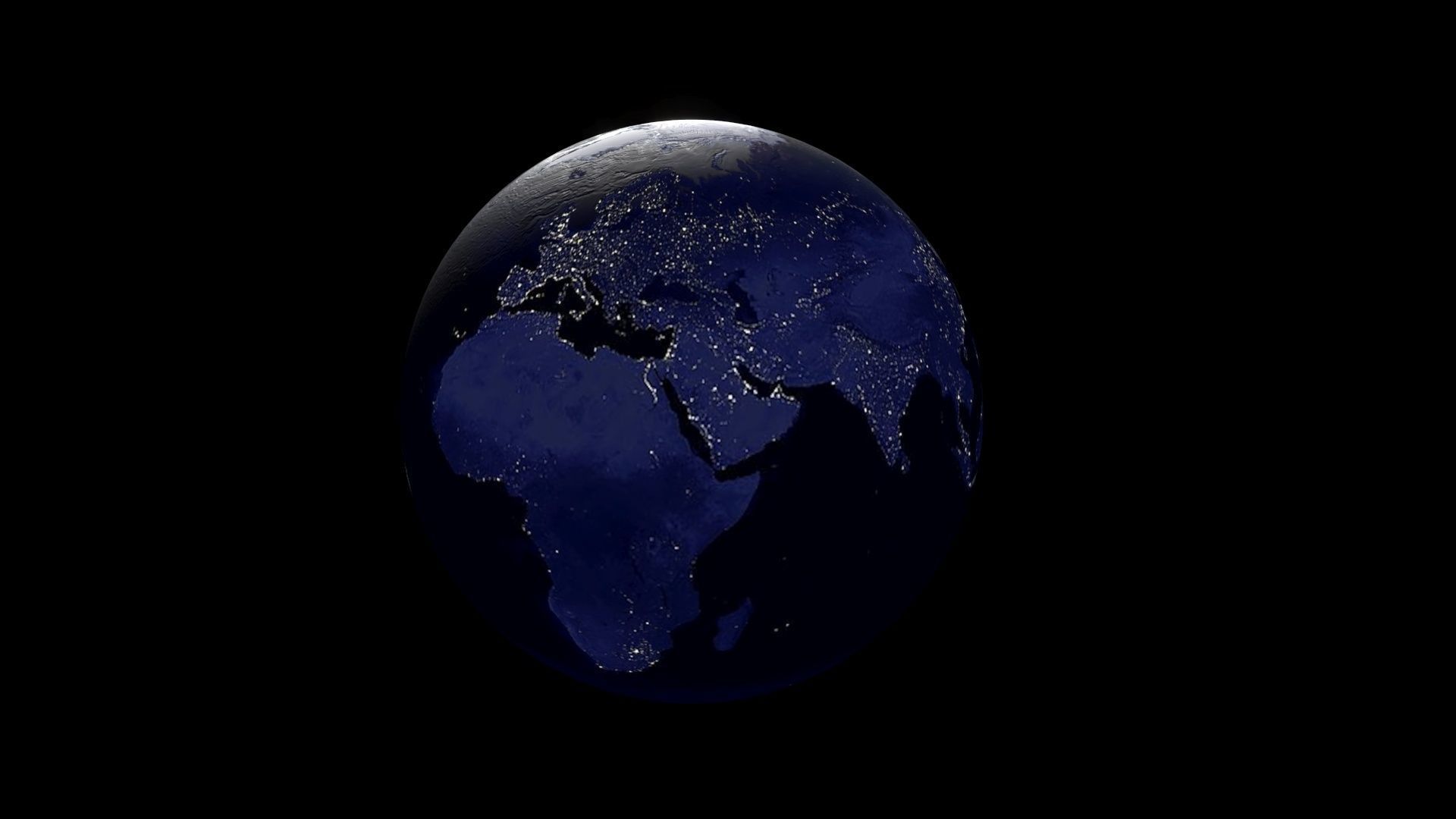 Earth With Day Changing Animation 3D model_18