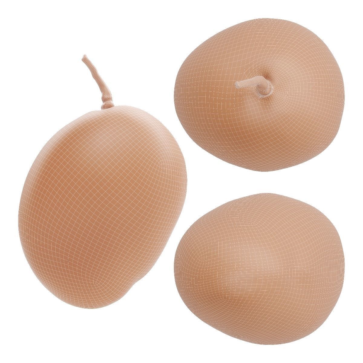 Mango fruit 3D Model Collection_31