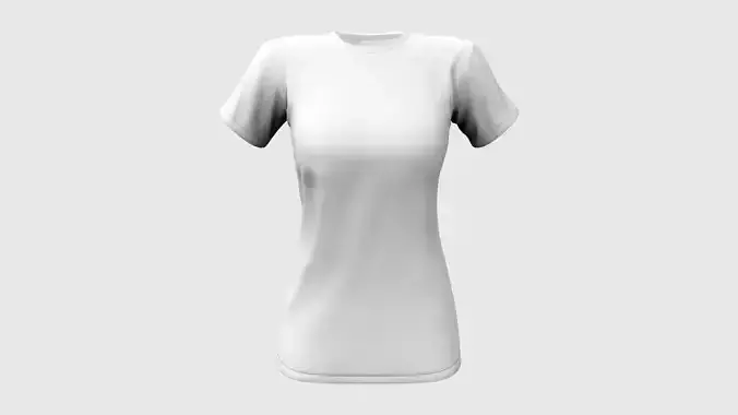 White Round Neck Short Sleeves Mini T-Shirt Dress