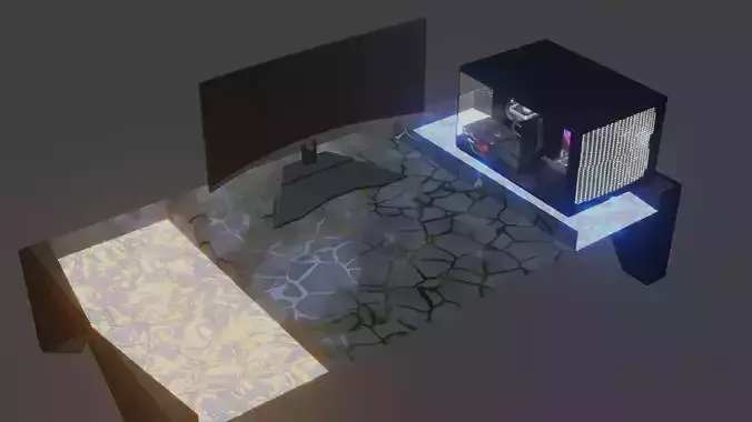 transparent table  pc  game ready