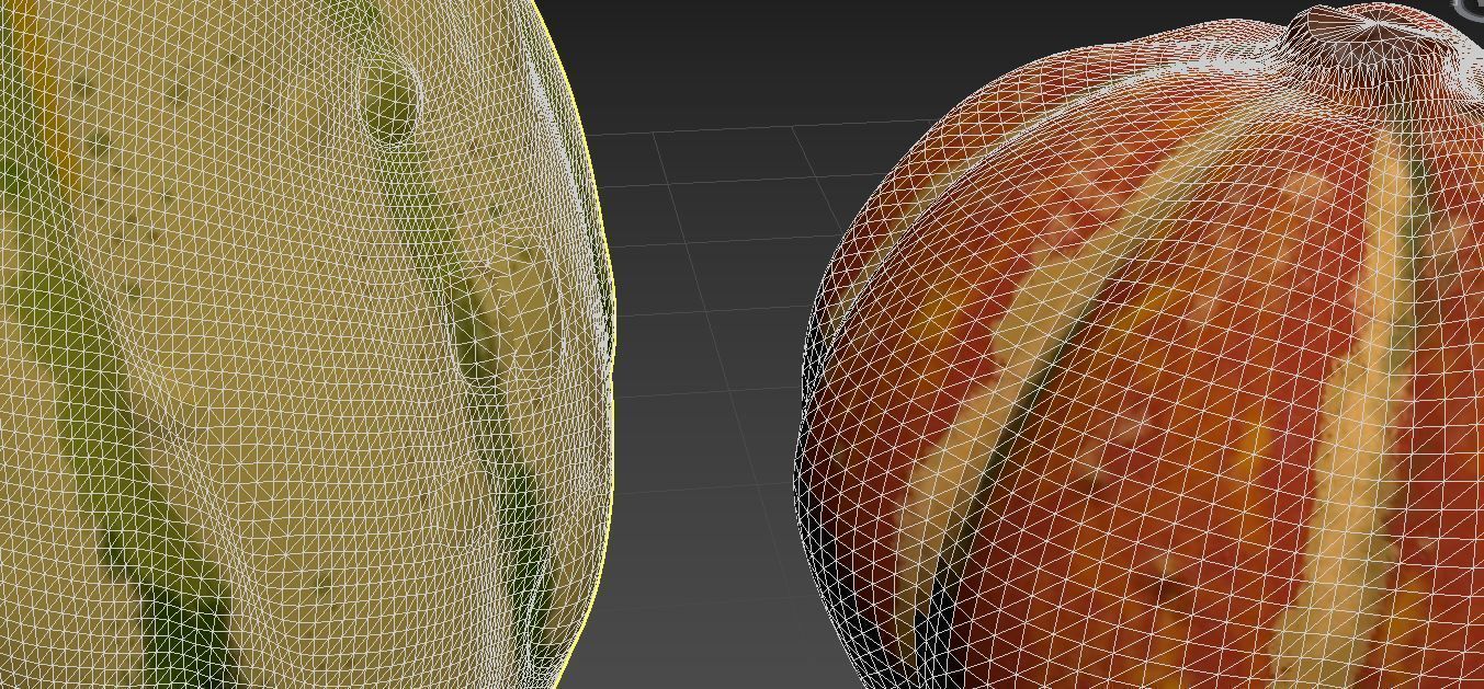 Gourds for Fall Decor 3D model_2
