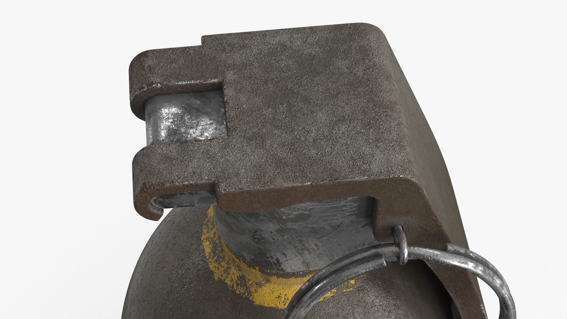 Hand Grenade v3 Low-poly 3D model_11