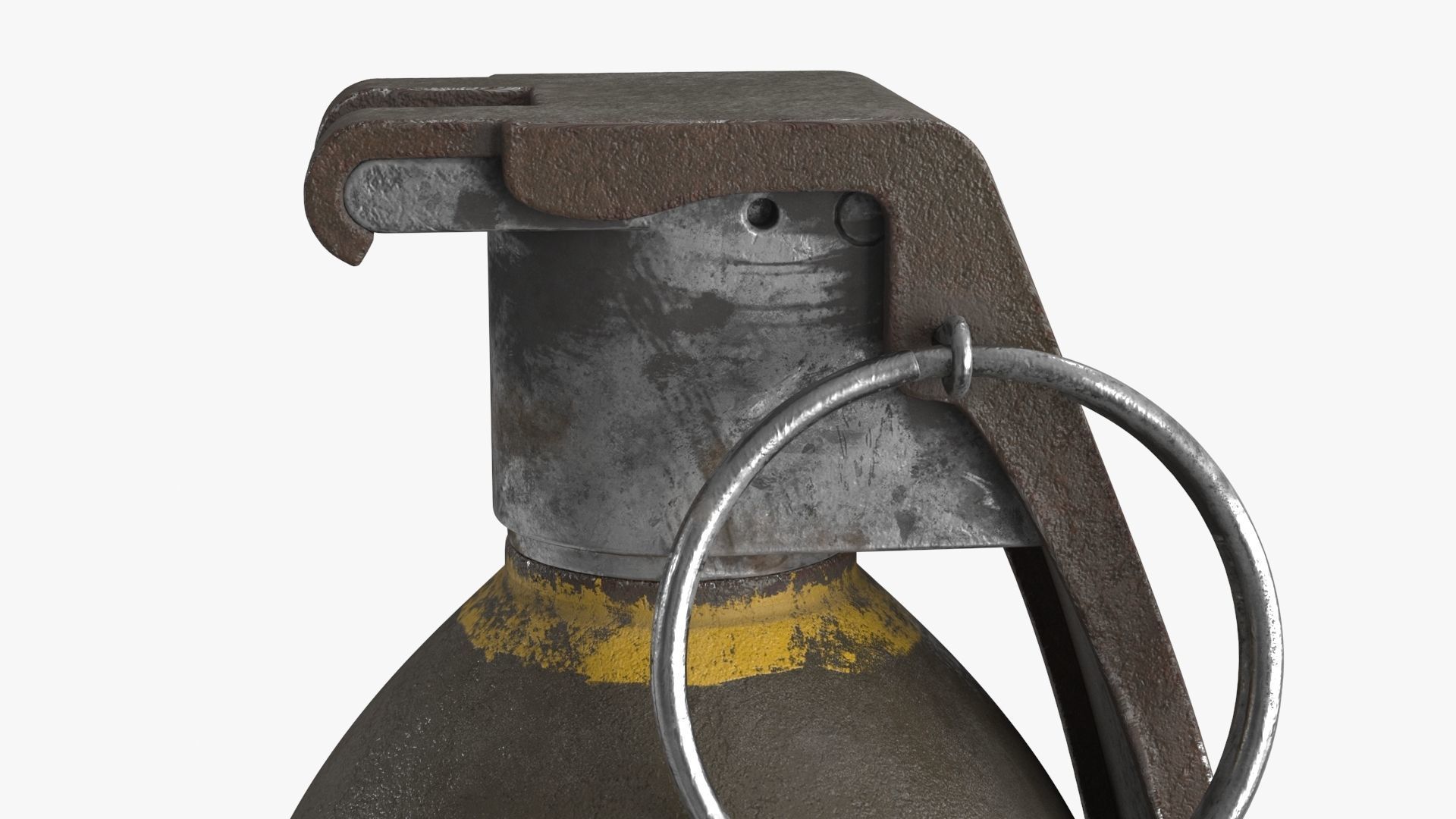 Hand Grenade v3 Low-poly 3D model_12