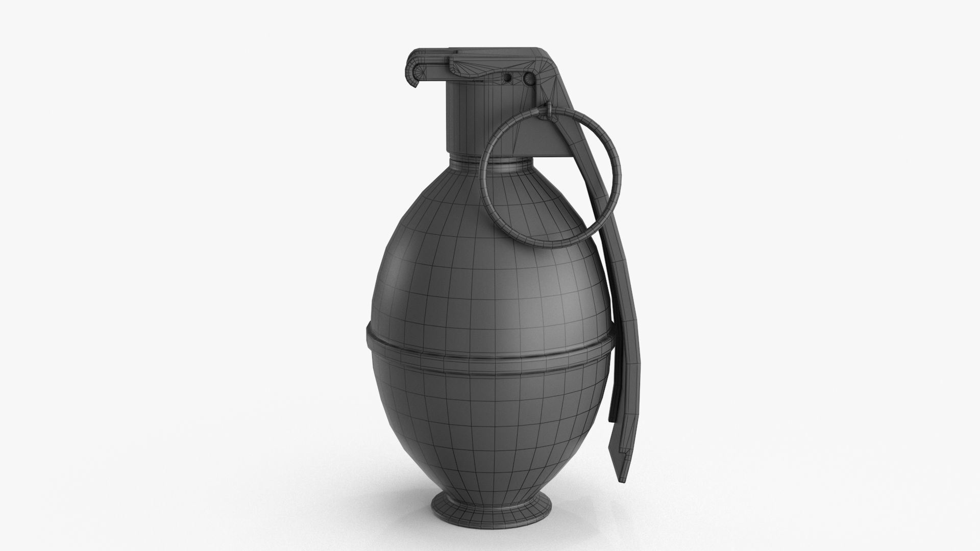 Hand Grenade v3 Low-poly 3D model_15