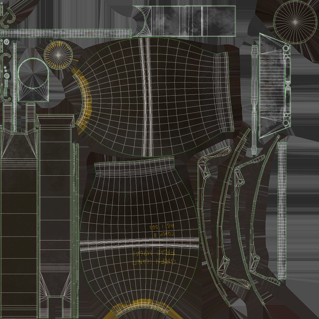 Hand Grenade v3 Low-poly 3D model_16