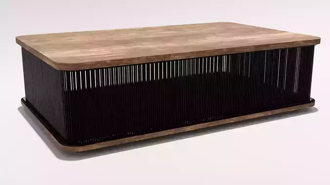 Coffee table MD02 - rectangular loft style