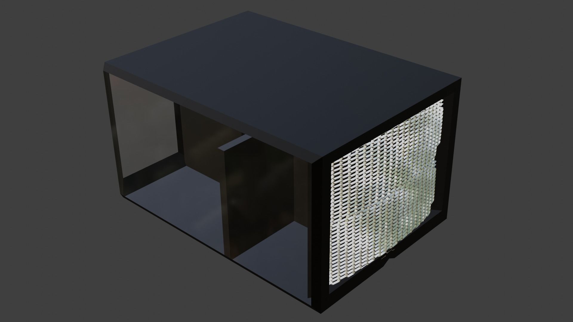 Block pc Free low-poly 3D model_3