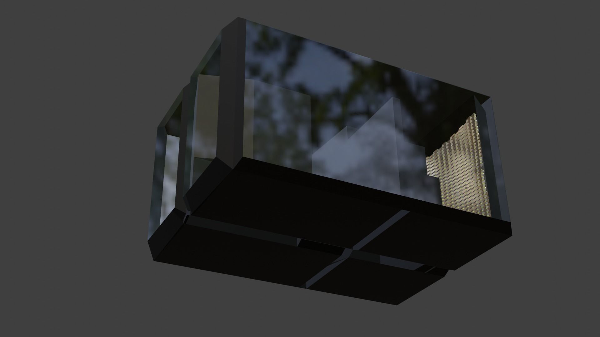 Block pc Free low-poly 3D model_1