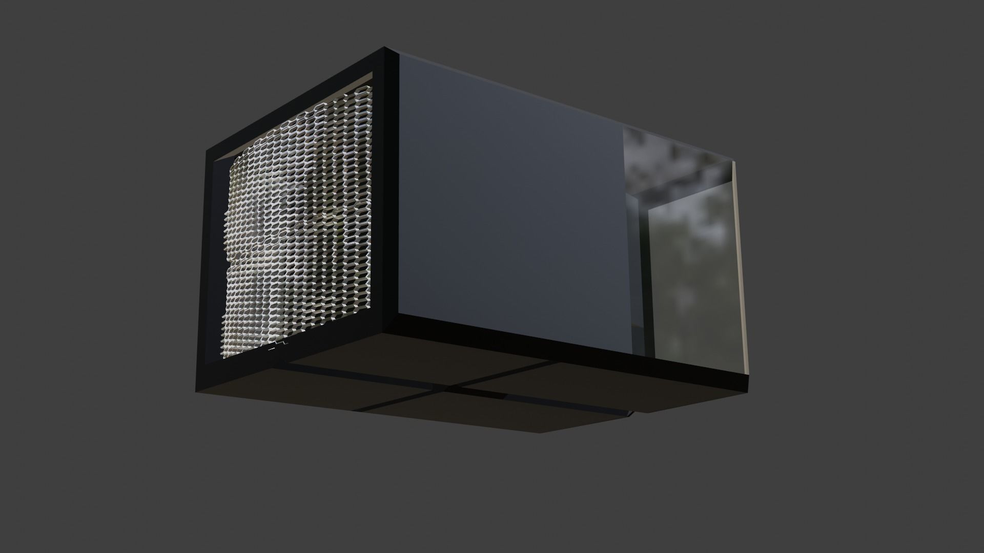 Block pc Free low-poly 3D model_2