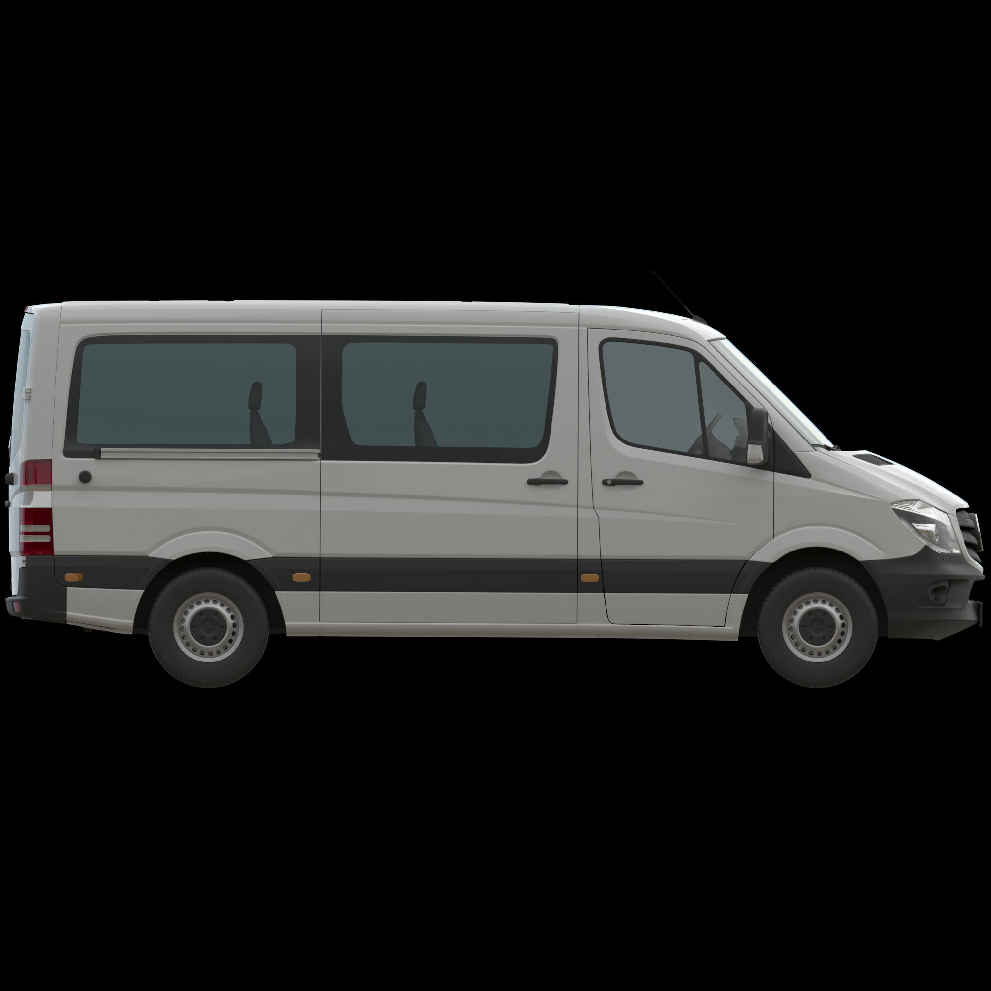 Mercedes-Benz Sprinter 2015 Minibus L2H1 3D model_9
