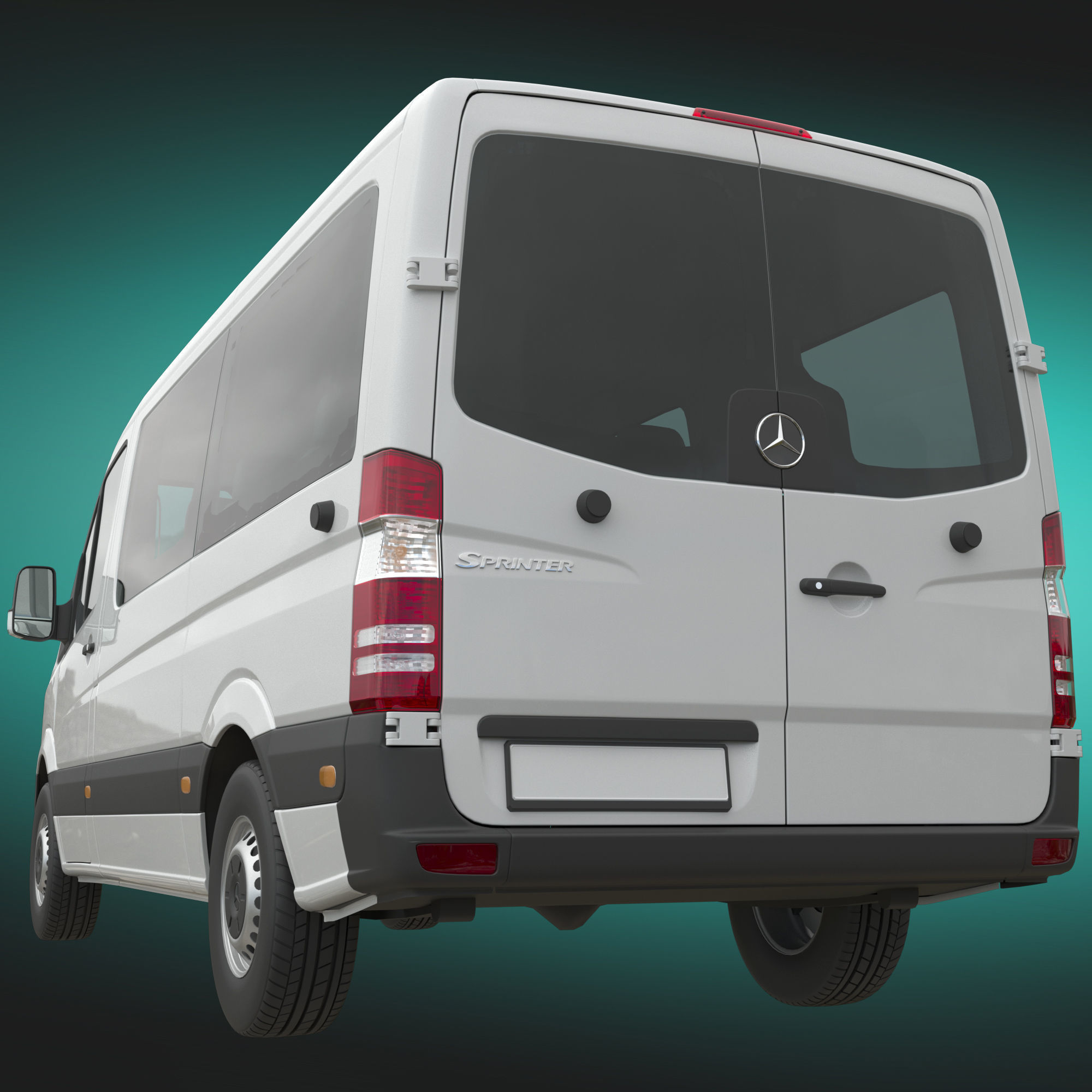 Mercedes-Benz Sprinter 2015 Minibus L2H1 3D model_3