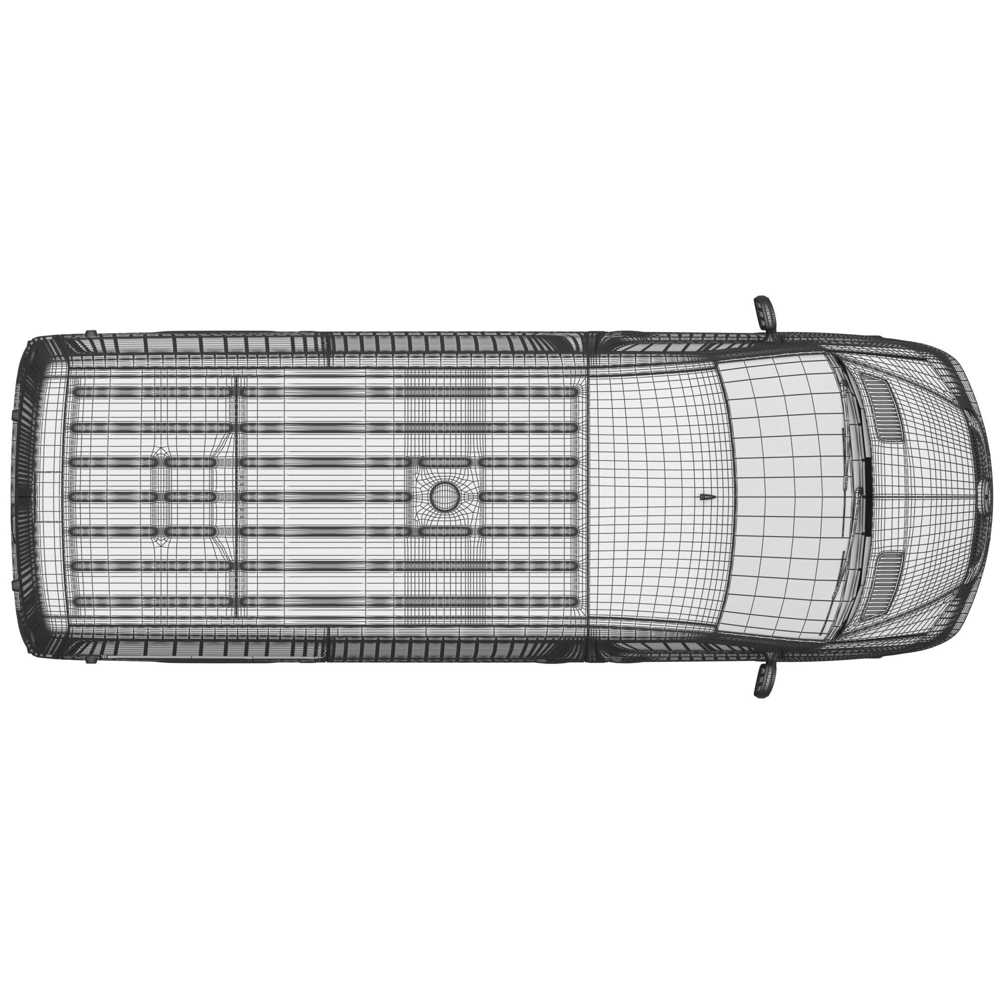 Mercedes-Benz Sprinter 2015 Minibus L2H1 3D model_20