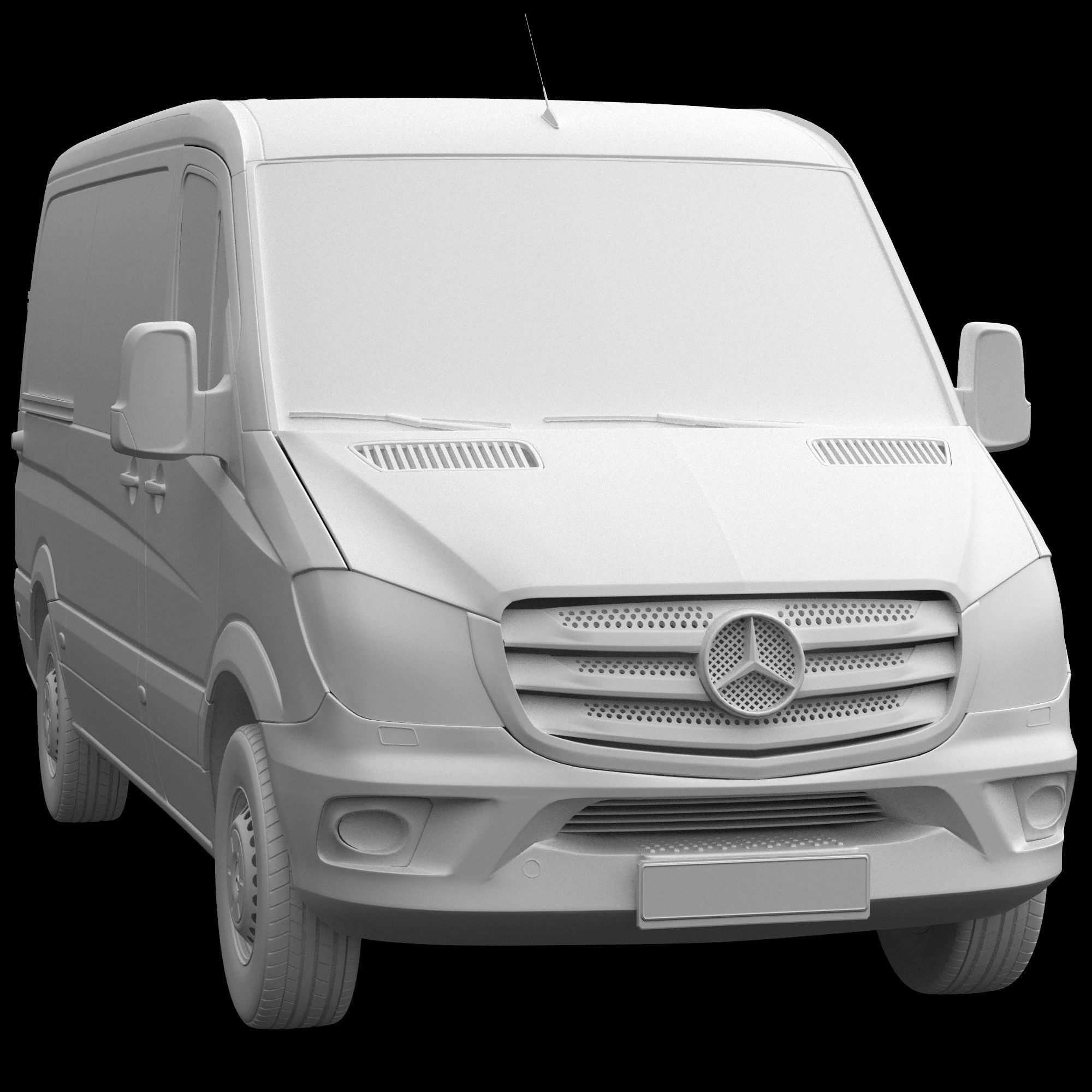Mercedes-Benz Sprinter 2015 Minibus L2H1 3D model_12