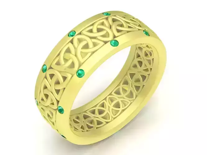 Art diamond band ring for women 3888