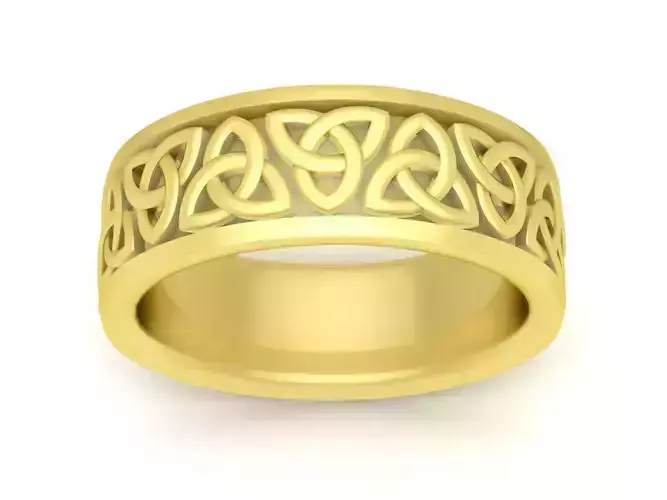 art texture band ring for women 3889