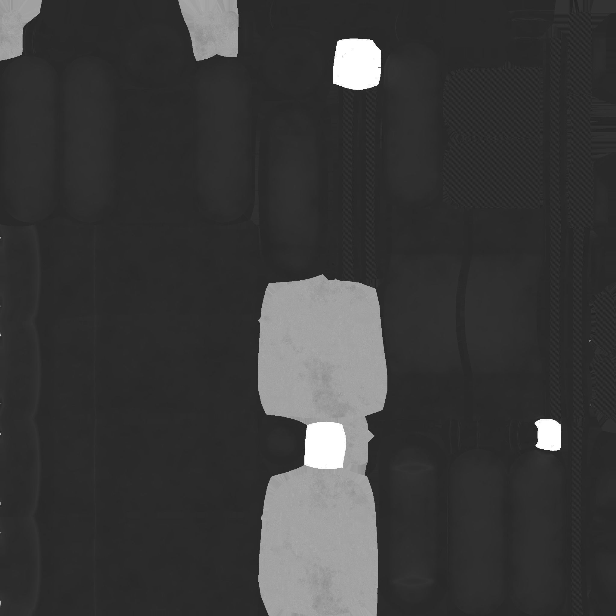 Jetpack E06 Chrome - SciFi Character Design Low-poly 3D model_23