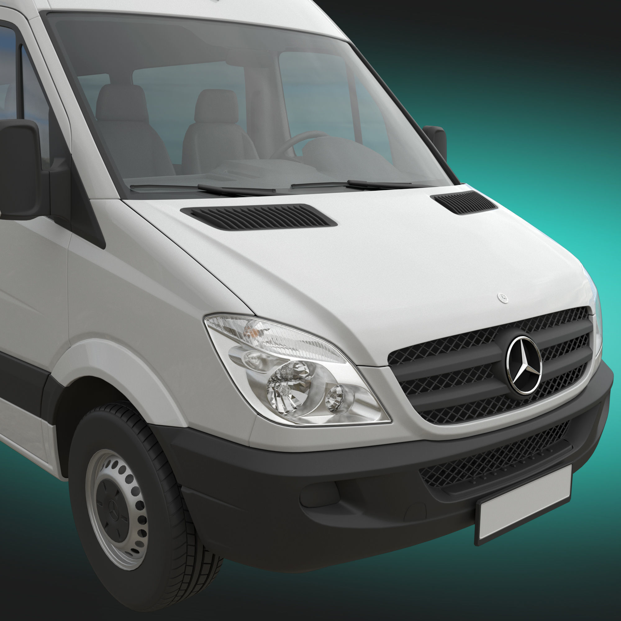 Mercedes-Benz Sprinter Minibus L4H2 3D model_5
