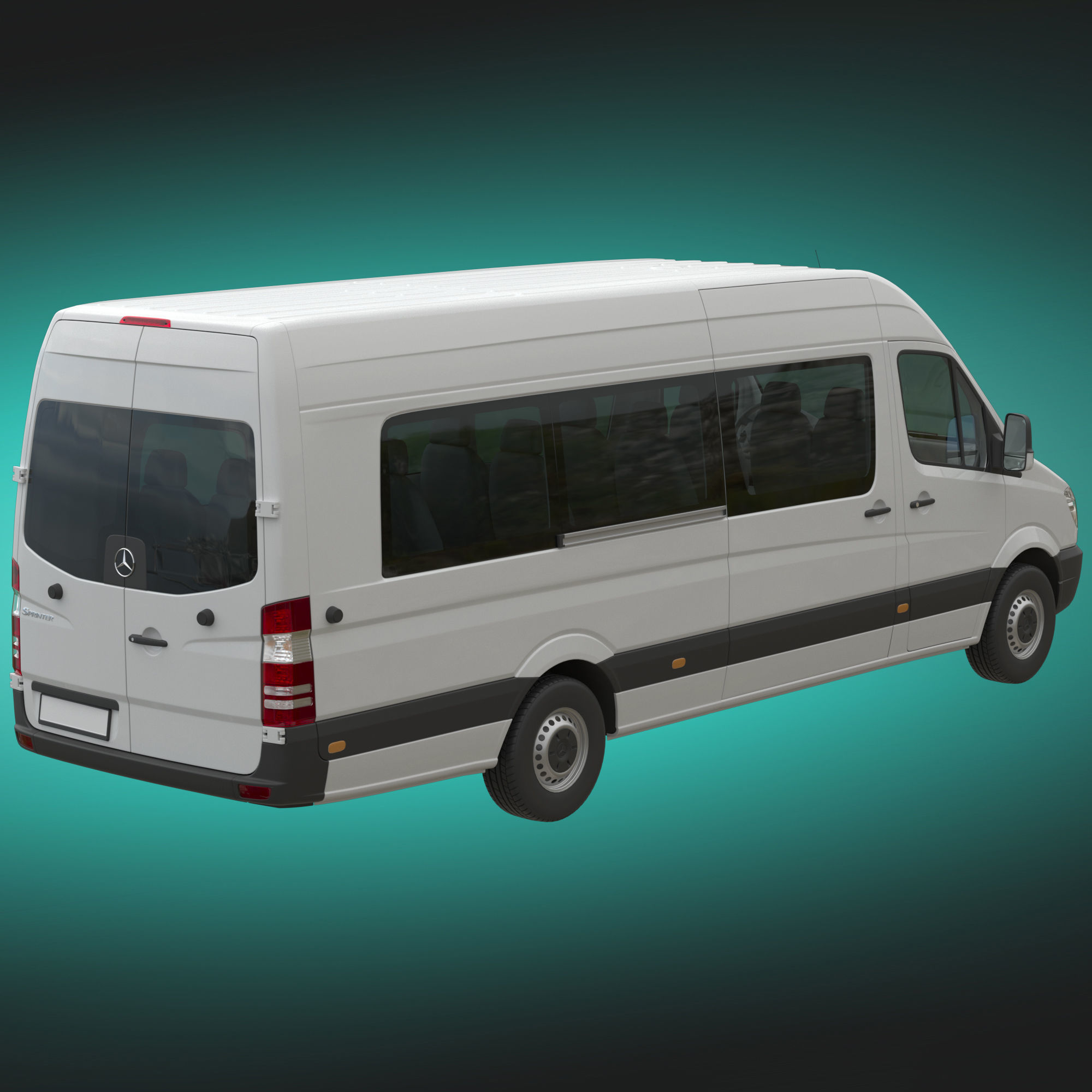 Mercedes-Benz Sprinter Minibus L4H2 3D model_4