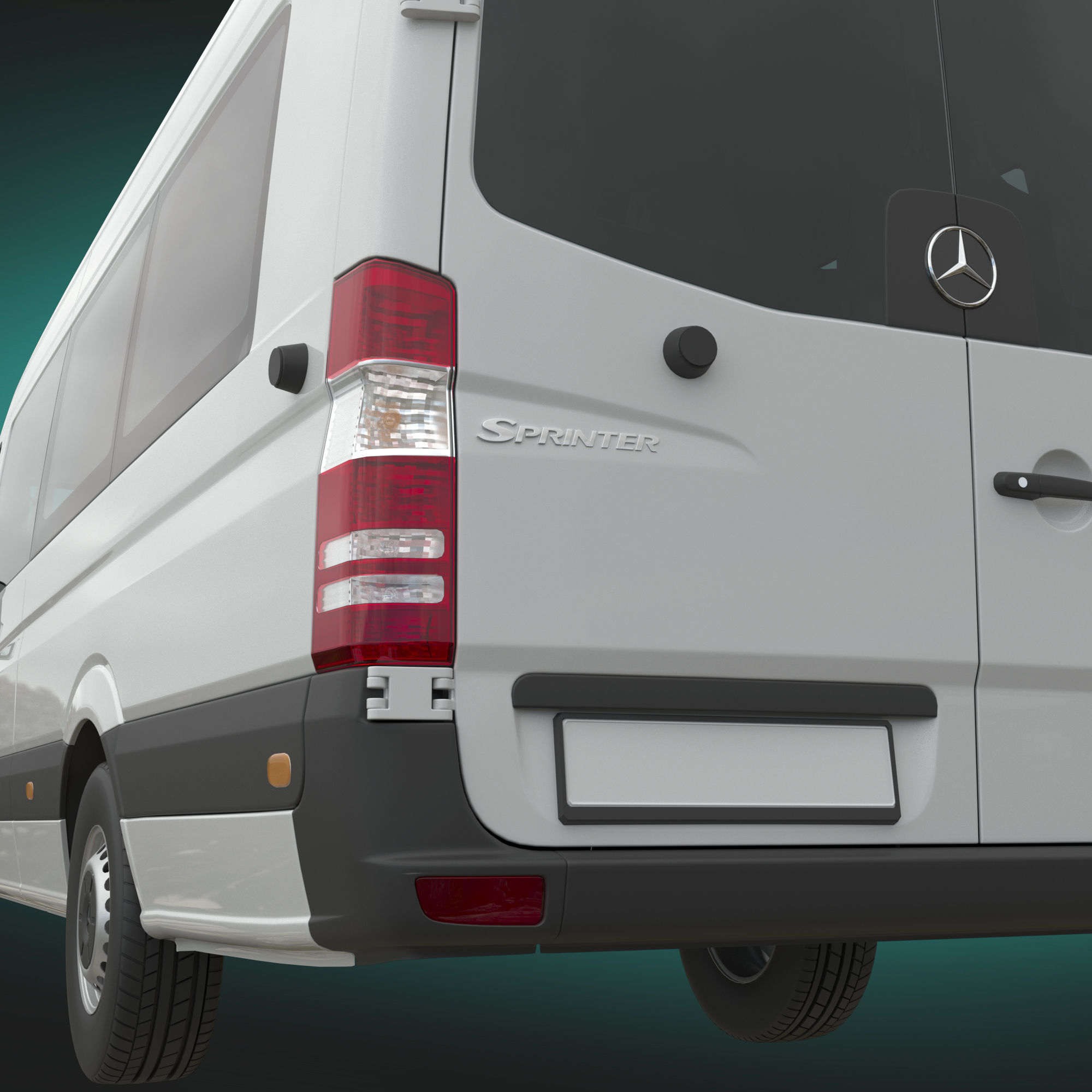 Mercedes-Benz Sprinter Minibus L4H2 3D model_3