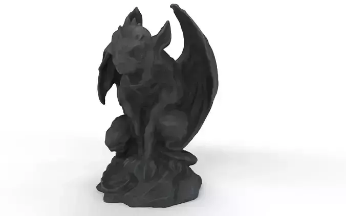 Bat statue
