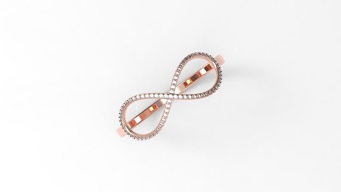 Infinity Ring 3D model 3D print model