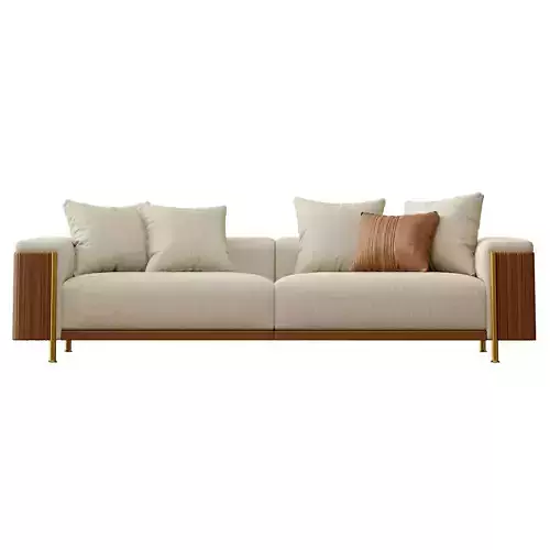 The Deven Trussardi sofa Low-poly 3D model